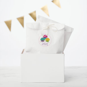Whimsical Cupcakes Birthday Sprinkle Frosting Favour Bag