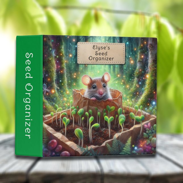 Whimsical Custom Seed Saving Garden Organizer Binder (Creator Uploaded)