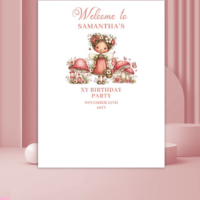 Whimsical Cute Fairy 3rd Birthday Tapestry (Whimsical Cute Fairy 3rd Birthday Tapestry)