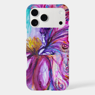 WHIMSICAL CUTE FLOWER FAIRY IN PINK,GOLD SPARKLES