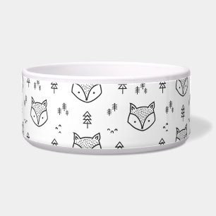 Whimsical Cute Fox in White Background