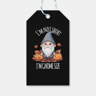 Whimsical Cute Gnome in Autumn Gift Tags