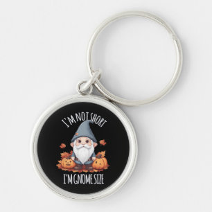 Whimsical Cute Gnome in Autumn Keychain