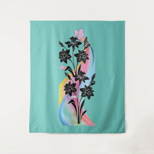 "Whimsical Daffodil Dream" Tapestry