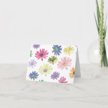 Whimsical Daisies with Name