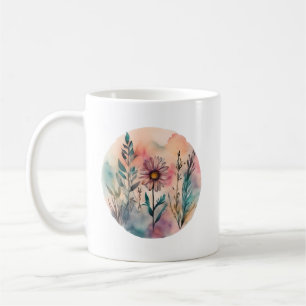 Whimsical Daisy Garden Coffee Mug