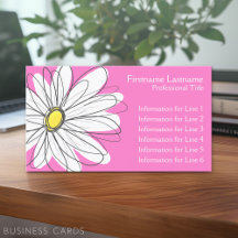 Whimsical Daisy - pink
