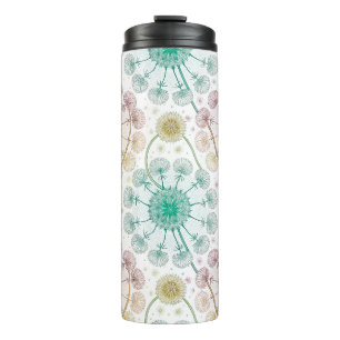 Whimsical Dandelion Breeze – Pastel Botanical Thermal Tumbler