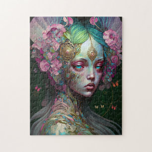 Whimsical Deer Fantasy Art Jigsaw Puzzle