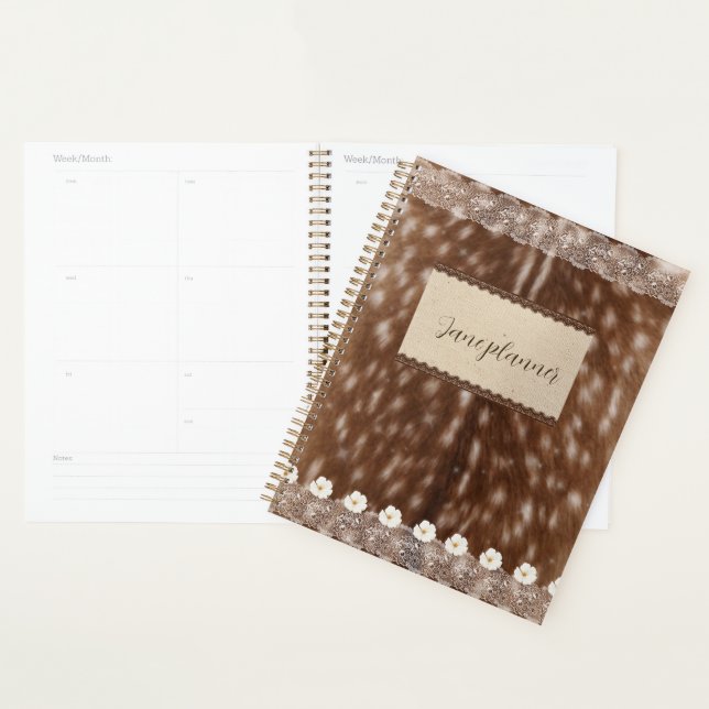 Whimsical deer planner (Display)
