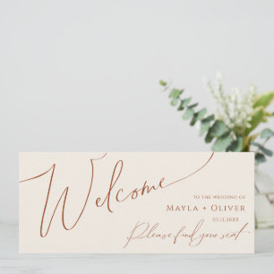 Whimsical Desert   Beige Seating Chart Header