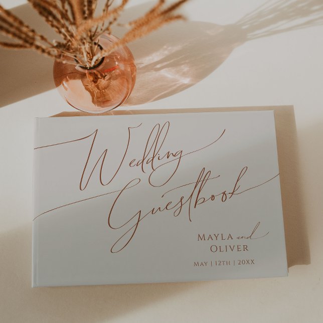 Whimsical Desert | Beige Wedding Guestbook (Creator Uploaded)