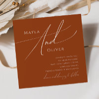 Whimsical Desert | Terracotta Square Wedding