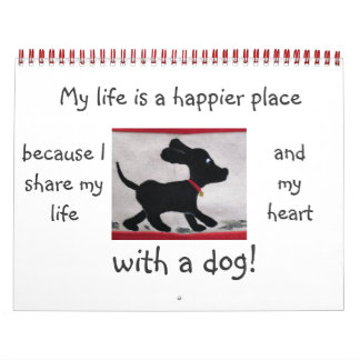 whimsical dog calendar
