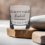 Whimsical Doodle Line Art Any Colour Wedding Whiskey Glass<br><div class="desc">Wedding party gift to personalize for your groomsmen or anyone in your bridal party. You can also add the name of the bride and groom and their wedding date. Simple modern whimsical doodle design with love hearts. You are also welcome to edit the colours in the design tool, where you...</div>