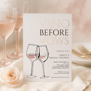 Whimsical Doodle Vino Before Vows Bridal Shower