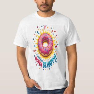 Whimsical Doughnut Pop Art Explosion T-Shirt