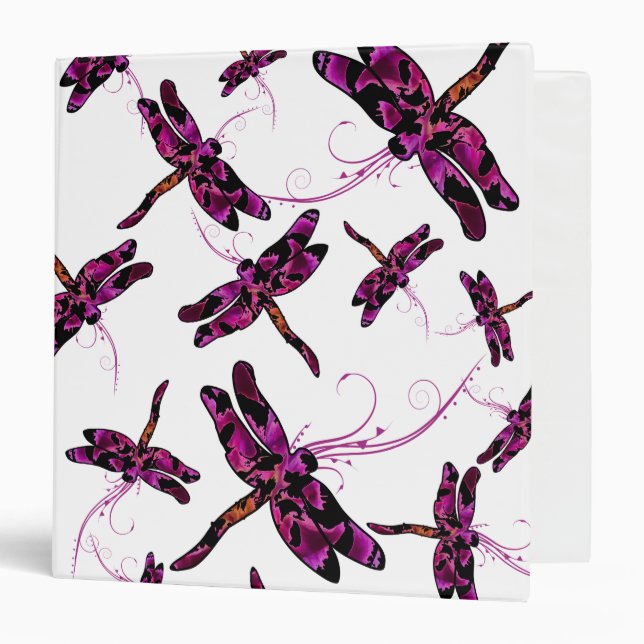 Whimsical Dragonflies Binder (Front/Inside)