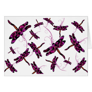 Whimsical Dragonflies Card