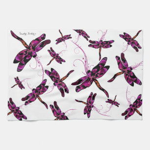 Whimsical Dragonflies Kitchen Towel