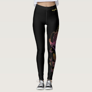 Whimsical Dragonfly Leggings