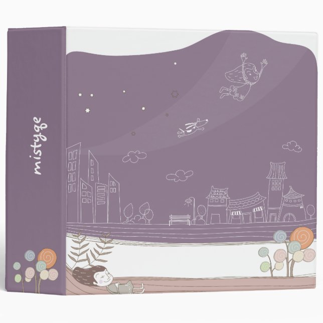 Whimsical Dreamscape 12 Binder (Front/Spine)