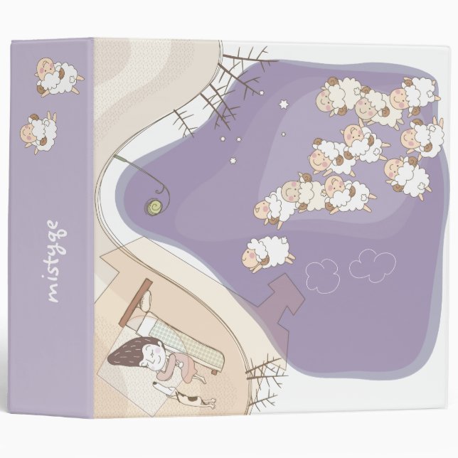 Whimsical Dreamscape 3 Binder (Front/Spine)