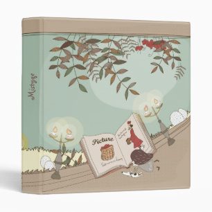 Whimsical Dreamscape 8 1" Binder