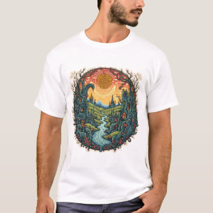 "Whimsical Dreamscape Kingdom" - Magical Fantasy  T-Shirt