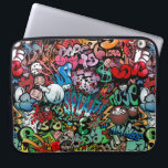 Whimsical dynamic street art Graffiti art pattern Laptop Sleeve<br><div class="desc">This modern full seamless Urban dynamic and explosive street art Graffiti pattern is not only reserved for hip hop artists but for everyone regardless of age and background. Great gifts for friends who want a stunning and creative pattern design,  who want to express themselves as a creative artist.</div>