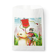 Whimsical Easter Greetings: Rider on Giant Chick