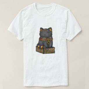Whimsical Egyptian Cat God Bastet  T-Shirt