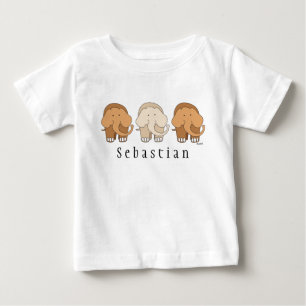 Whimsical Elephant Baby T-Shirt