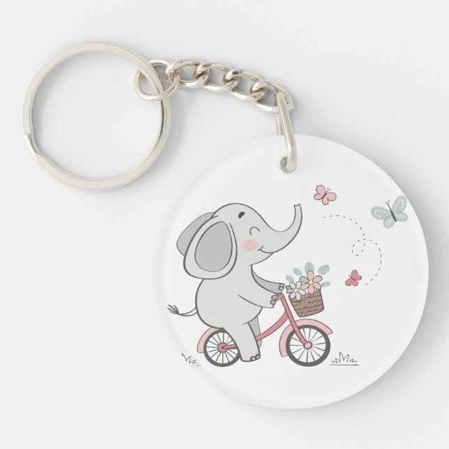 Whimsical Elephant vélo d'équitation - Enfants Des (Devant)