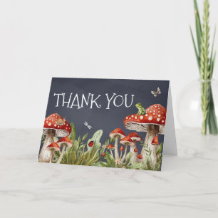 Whimsical Enchanted Forest Baby Shower Thank You Card