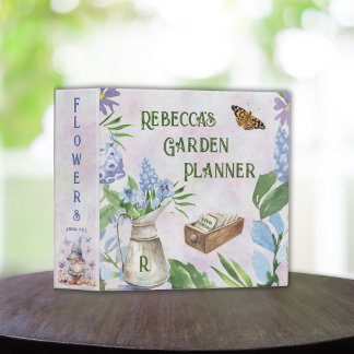 Whimsical English Cottage Garden Planner Binder