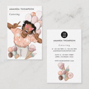 Whimsical Event Catering Business Card