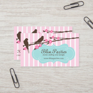 Whimsical Event Styling and Design Business Card