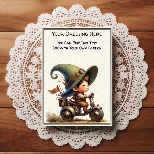 Whimsical Everyday Sentiment Steampunk Art   Postcard (Creator Uploaded)