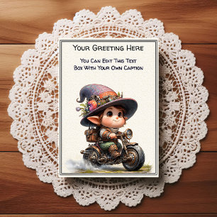 Whimsical Everyday Sentiment Steampunk Art   Postcard
