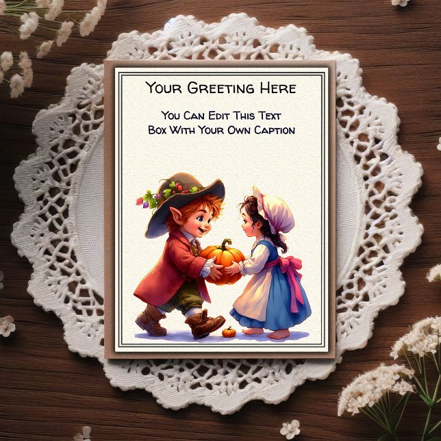 Whimsical Everyday Sentiment Storybook Art   Postcard (Creator Uploaded)