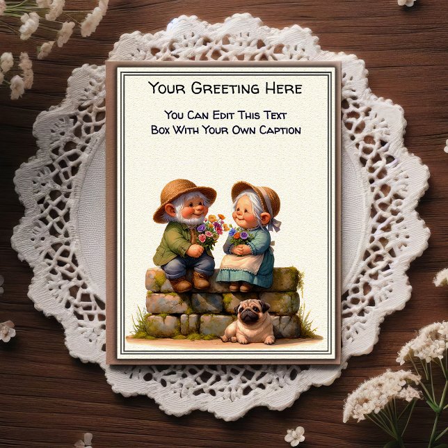 Whimsical Everyday Sentiment Storybook Art   Postcard (Creator Uploaded)