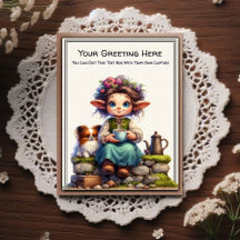 Whimsical Everyday Sentiment Vintage Art Postcard