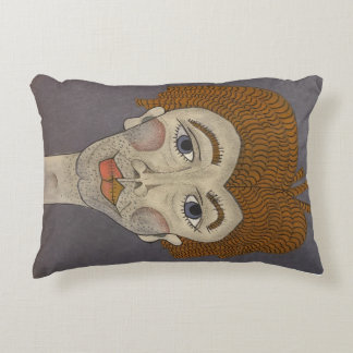 Whimsical Face Pillow