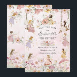Whimsical Fairies Birthday Flower Garden Meadow Save The Date<br><div class="desc">Personalize this whimsical save the date easily and quickly. Simply click the Edit Using Design Tools button to edit the text, change fonts and fonts colours. Featuring watercolor hand-drawn fairies in an enchanted wildflower meadow. Matching items available in store. All text is editable! (c) Somerset Fine Paperie</div>