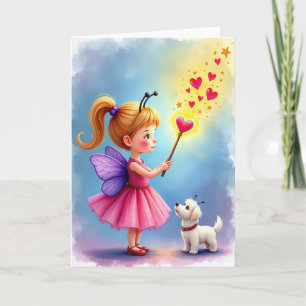 Whimsical Fairy Birthday Card
