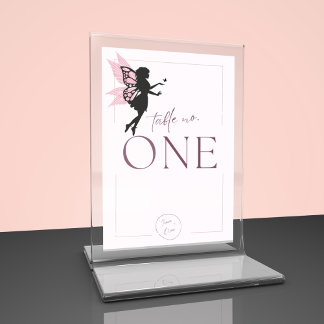 Whimsical fairy birthday table No Flat card