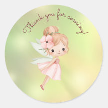 Whimsical Fairy First Birthday Thank You