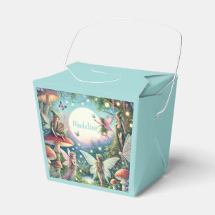 Whimsical Fairy Garden Enchanted Birthday Favor Box