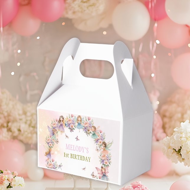 Whimsical fairy garden  favor box (Creator Uploaded)